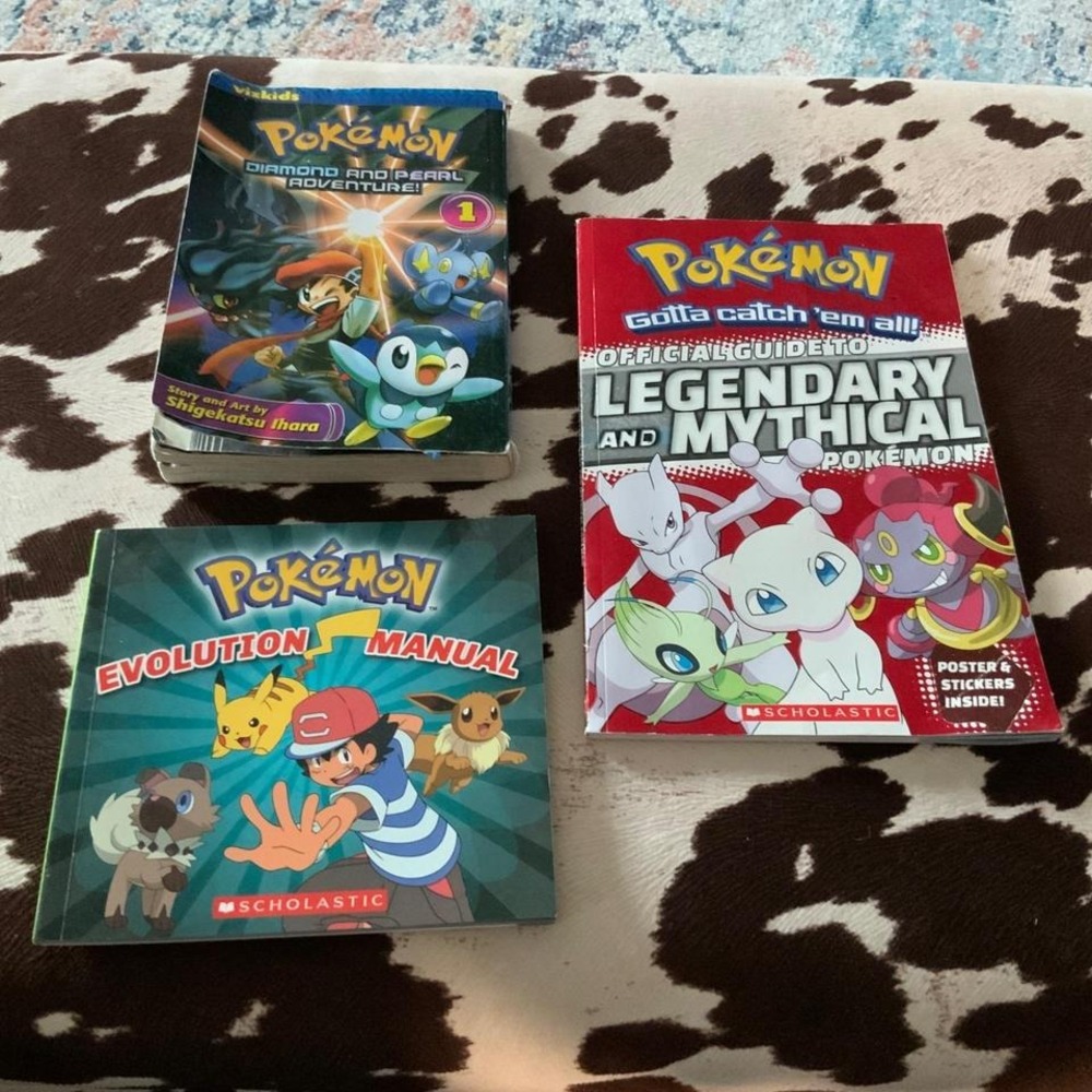 Three Pokémon Books